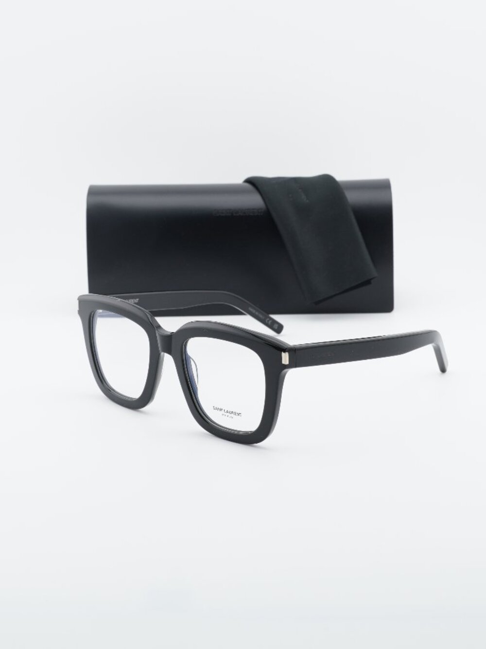 Saint Laurent SL465 OPT 001 Square Eyeglasses 51mm – Black